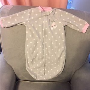 Carter’s One Size Fleece Sleeper - VGUC